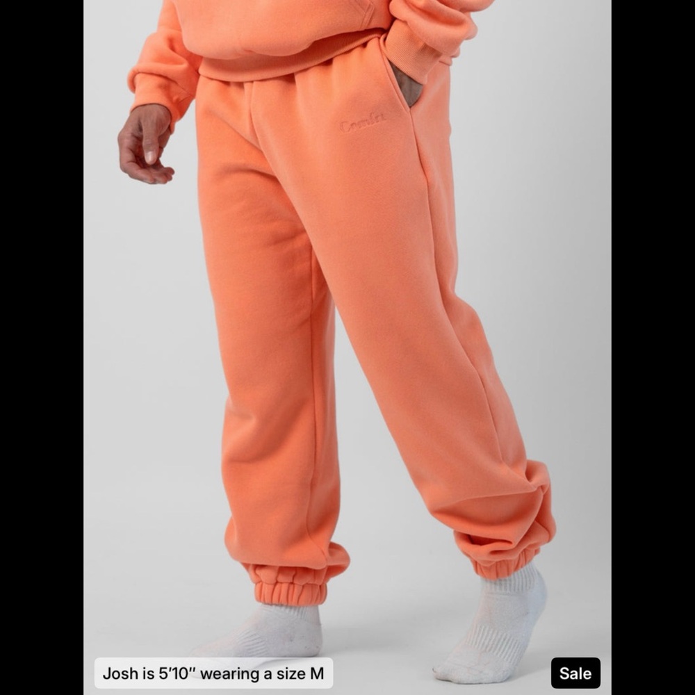 Comfrt  Coral Fleece Joggers - size S signature style